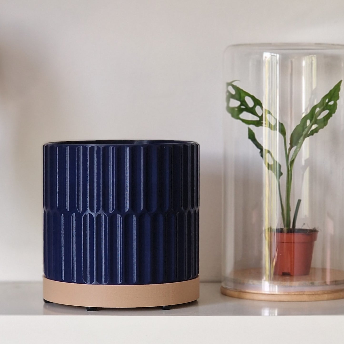 Dark Blue Planter