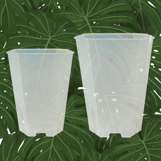Tower pot size comparison