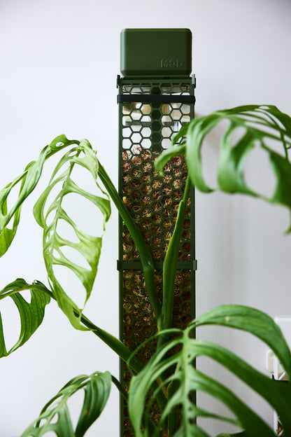 D-Shaped Moss Pole - Honeycomb Pattern