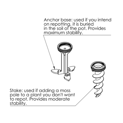 XL-Line Modular Moss Pole Kit "Work Horse Moss Pole" - Bestseller & OG